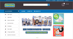 Desktop Screenshot of meridianlighting.com